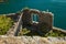 Castle ruin on portovenere coast