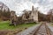 Castle ruins Hardenstein on the Ruhr near Witten on the Ruhr Valley Railway