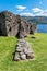 Castle ruins loch Ness Scotland