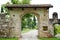 Castle ruins walls in Cividale, Italy, Europe