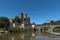 The castle runkel on the river lahn, hesse, germany