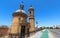 The Castle of San Jorge was a medieval fortress built on the west bank of the Guadalquivir river in the city of Seville