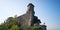 Castle San Marino Italy Rock trees Hill sky tower