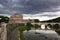 Castle Sant Angelo and Ponte Sant Angelo with its Angel Statues - Rome, Italy