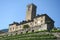 The castle of Sarre and its estate farm estate cultivated with vineyards - Italy