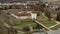 Castle of Sarvar, Hungary, aerial view