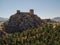 Castle of Sax on rocky mountain top, Spain