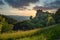 Castle schauenburg in the black forest in germany