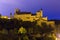 Castle of Segovia in november evening.
