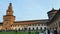 Castle Sforzesco. The castle symbol of the city of Milan, Italy.