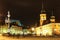 Castle Square at night. Warsaw. Poland