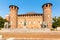 Castle square in Turin, Piedmont, Italy