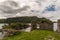 Castle Strome ruins with Loch Carron, Scotland.