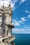 The castle Swallow Nest on the rock in Crimea