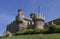 The castle of the Templar knights of Ponferrada, a city along the Camino de Santiago, Spain.