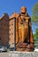 Castle of the Teutonic Order - statue of Teutonic Knight in town Bytow
