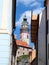 Castle tower, Cesky Krumlov, Czech Republic