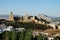 Castle and town, Antequera, Spain.