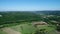 The Castle valley in Black Perigord in France aerial view