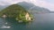 The Castle of Vezio Castle Balbianello and Lake Como aerial view