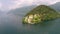 The Castle of Vezio Castle Balbianello and Lake Como aerial view