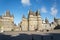 Castle of Vitre in a beautiful sunny day. Bretagne, France