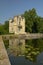 Castle of the white queen next to a lake in Coye-la-ForÃªt