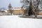 Castle in winter, Moravsky Krumlov, Czech Republic, Europe
