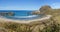 Castlepoint Lagoon and Beach landscape, New Zealand