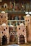 Castles and homes, Small figures of Belen, Christmas market