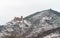 Castles of Saint Ulrich, Girsberg and Haut-Ribeaupierre in the Vosges Mountains near Ribeauville. Alsace, France