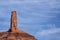 Castleton Tower, iconic rock formation in Castle Valley near Moab