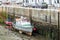 Castletown Harbour, Isle of Man, June 14,2019. Ebb tide in Castletown Harbour, Isle of Man