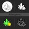 Castor bean dark theme icon