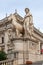 Castor - one of the statues of dioscuri in Campidoglio square, Rome