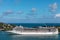 Castries, Saint Lucia, West Indies - The MSC Preziosa cruise ship in the harbor