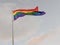 Castro District Rainbow Colored Flag, San Francisco, California