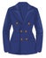 Casual jacket with buttons, marine nautical style