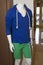 Casual Mens Beach Clothing on Store Mannequin