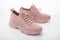 casual shoes, summer pink sneakers made of fabric