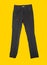 Casual trousers on yellow