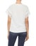 Casual white top for womenâ€™s paired with black pant and white background