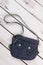 Casual women`s denim purse