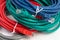 Cat 5, 6 Ethernet Cables for Computers, Red, Green and Blue colors