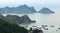 Cat Ba Island, Halong bay islands mountains South China Sea Vietnam. Site Asia