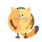 cat character cartoon vector