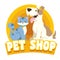 Cat & dog petshop design