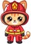 Cat Firefighter