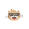 Cat head isolated cat emoji snout face portrait
