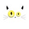 Cat kitten vector mustache eyes animal nose